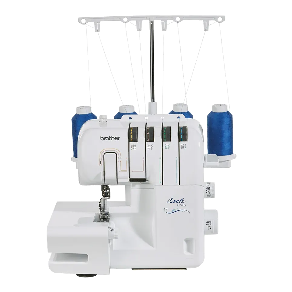 Surjeteuse 3 et 4 fils Brother 2104D